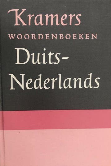 Duits Nederlands woordenboek kramer - DAM, Livres, Verzenden