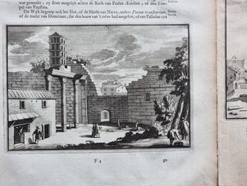 Jan Goeree (1670–1731) - Arco di Settimio Severo e Le, Antiek en Kunst