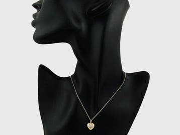 Ketting met hanger - 14 karaat Geel goud - 2.07ct. tw.