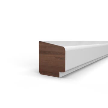 Glaslat 17x15 mm met 3x3 mm sponning-3500 mm, Verzenden, Nieuw