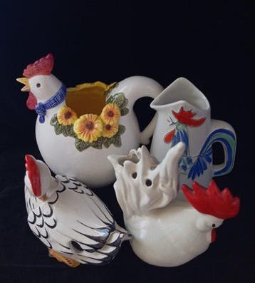 Collection thématique - Carafes et récipients rustiques à