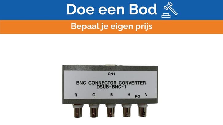 Bieden: Furuno connector converter - DSUB-BNC-1, Watersport en Boten, Navigatiemiddelen en Scheepselektronica, Ophalen of Verzenden