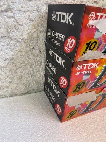 TDK - D-90EB Lege audiocassette, Nieuw
