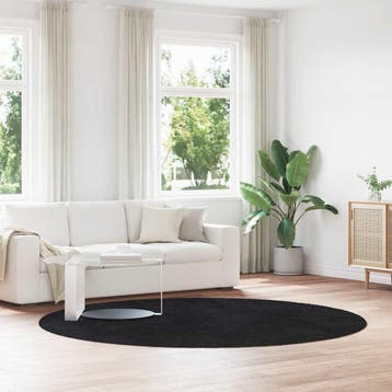 vidaXL Hoogpolig vloerkleed NAVARRA 240x240 cm polyester, Verzenden, Nieuw