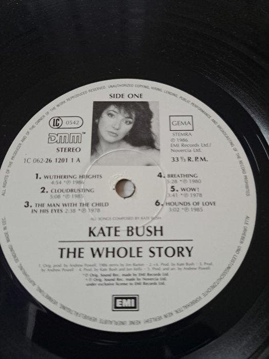 Kate Bush - The Whole Story - LP albums (meerdere items) -, Cd's en Dvd's, Vinyl Singles