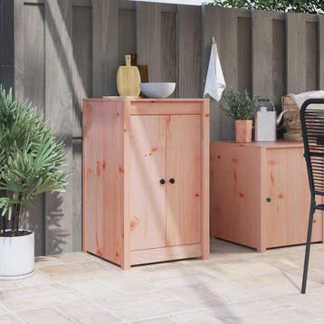vidaXL Keuken deur MEPPEL Bruin 50 x 9 x 82 cm massief, Doe-het-zelf en Bouw, Verzenden, Nieuw