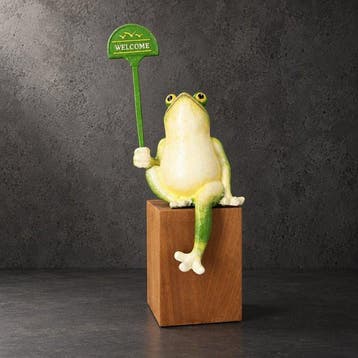 Figurine - A welcoming frog - Fer