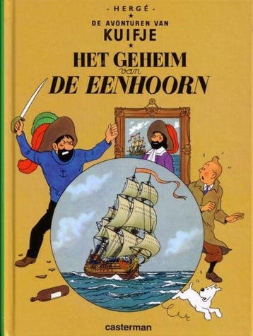 Het geheim van de eenhoorn / De avonturen van Kuifje Hergé, Boeken, Stripverhalen, Verzenden, Gelezen, Hergé