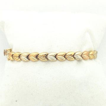 Bracelet - 18 carats Or jaune, Or rose, Or blanc