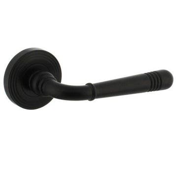 Intersteel deurkruk Helena op rozet ø54x9mm zwart, Doe-het-zelf en Bouw, Ophalen of Verzenden, Nieuw