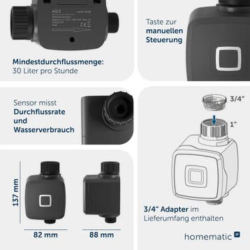 Homematic IP Bewateringsactuator (Gardena, Tuin), Tuin en Terras, Ophalen of Verzenden, Nieuw