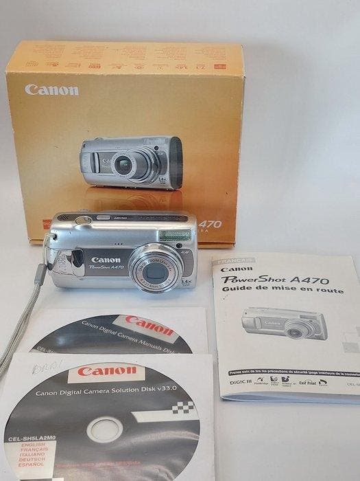 Canon PowerShot A470 Digitale camera, Audio, Tv en Foto, Fotocamera's Digitaal