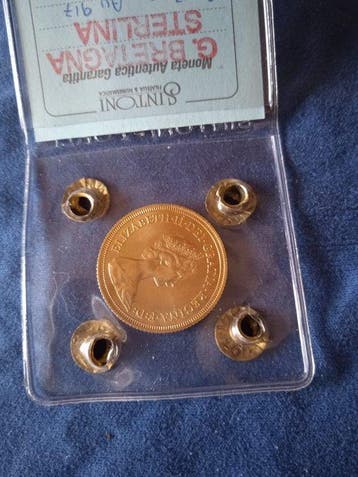 Royaume-Uni. Sovereign 1976 Elizabeth II, Postzegels en Munten
