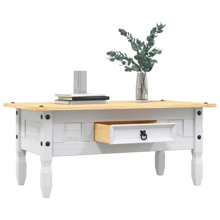 vidaXL Salontafel 100x55x44 cm Mexicaans grenenhout, Huis en Inrichting, Tafels | Salontafels, Nieuw, Verzenden