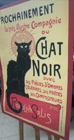 Cartelería Modernista - Chat Noir / Cartel Cafe de los