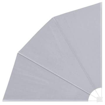 Balkonscherm grijs 210x210 cm: stijlvolle terrasafschermi..., Staal, Zo goed als nieuw, 200 cm of meer, Verzenden