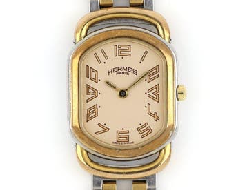 Hermès - Rallye Quartz Two-Tone - Zonder minimumprijs -, Nieuw