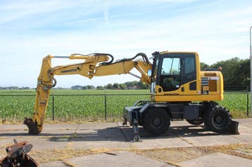 Veiling: Wielgraafmachine Komatsu PW148-10 Diesel 90kW 2018, Ophalen