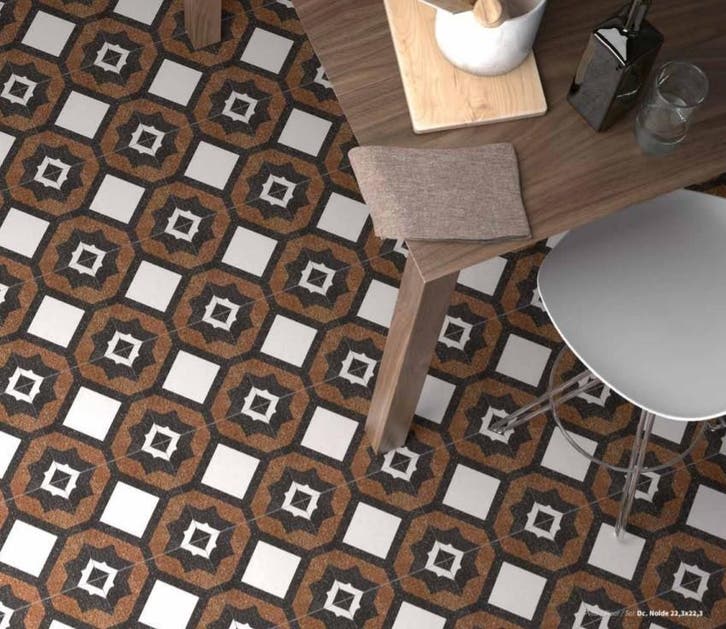 Nolde 22.3x22.3 Decor / Design Tegel ( Keramisch ) /, Doe-het-zelf en Bouw, Tegels, Ophalen of Verzenden