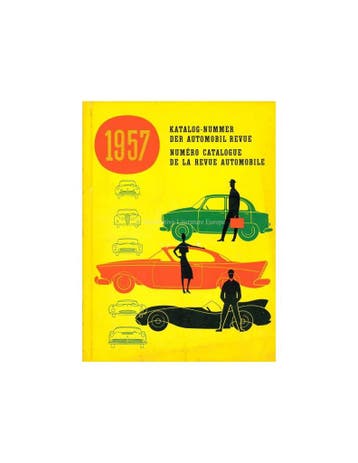 1957 AUTOMOBIL REVUE JAARBOEK DUITS FRANS, Livres, Ophalen of Verzenden