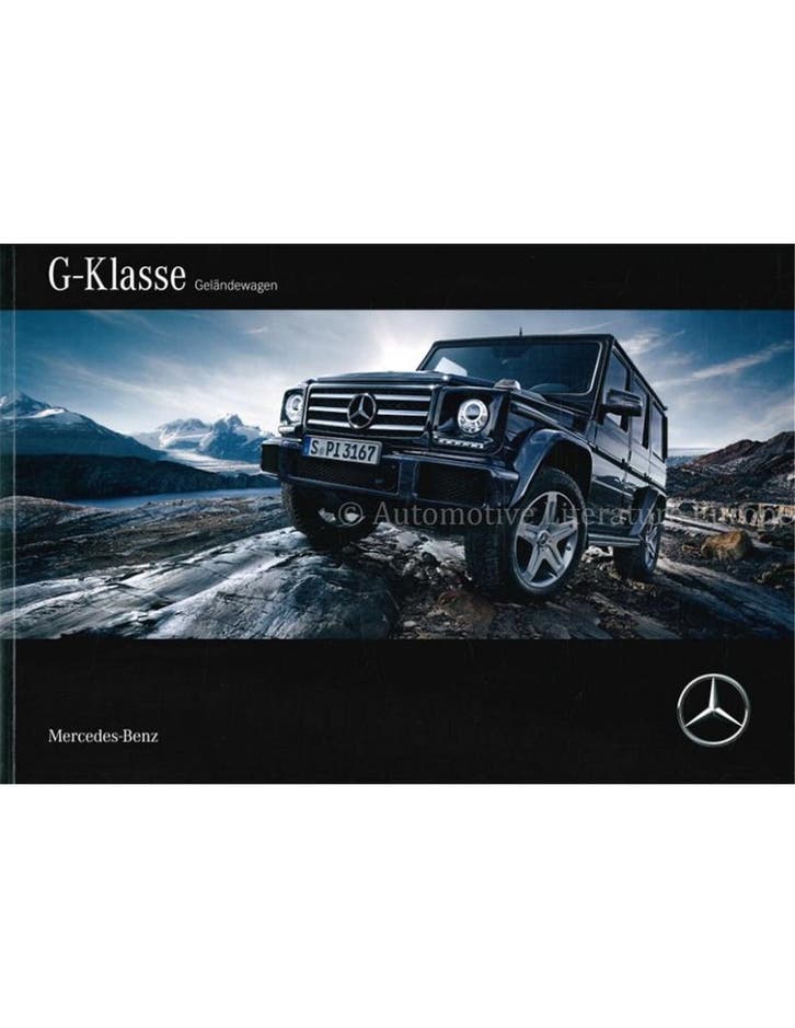 2016 MERCEDES BENZ G KLASSE BROCHURE DUITS, Boeken, Auto's | Folders en Tijdschriften