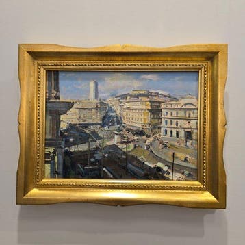 Vincenzo Aprile (1952) - Piazza G. Bovio - Napoli - NO, Antiquités & Art, Art | Peinture | Classique
