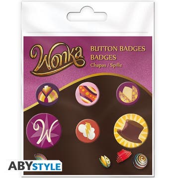 Wonka Candies Pins (5x), Ophalen of Verzenden, Nieuw