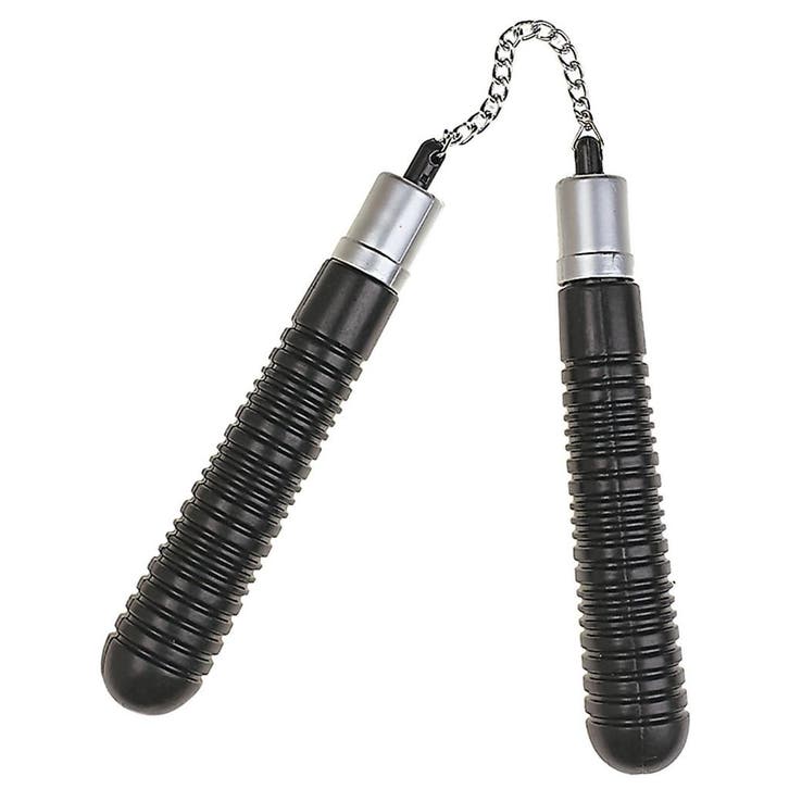 Zwarte Nunchako, Hobby en Vrije tijd, Feestartikelen, Nieuw, Verzenden