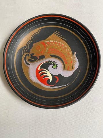 Plateelbakkerij Ivora - Wandbord - Vis - Keramiek