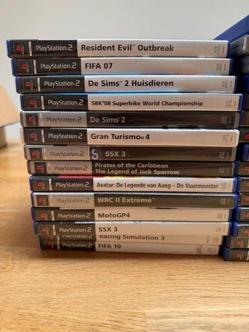 Sony - Playstation 2 (PS2) - Playstation 2 Slim + games -, Games en Spelcomputers, Nieuw