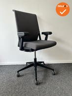 Haworth Comforto 59 - Antracietgrijs gestoffeerd - Zwart voe, Ophalen of Verzenden, Stoel