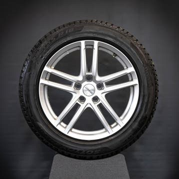 18 inch velgen Audi A6 Winterbanden 255/55/18  Pirelli, Auto-onderdelen, 18 inch, Gebruikt, 255 mm, Banden en Velgen