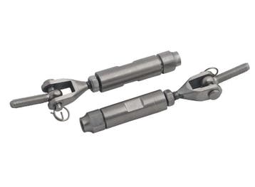 Railingset voor 4mm staalkabel 2dlg roestvaststaal, Verzenden, Nieuw