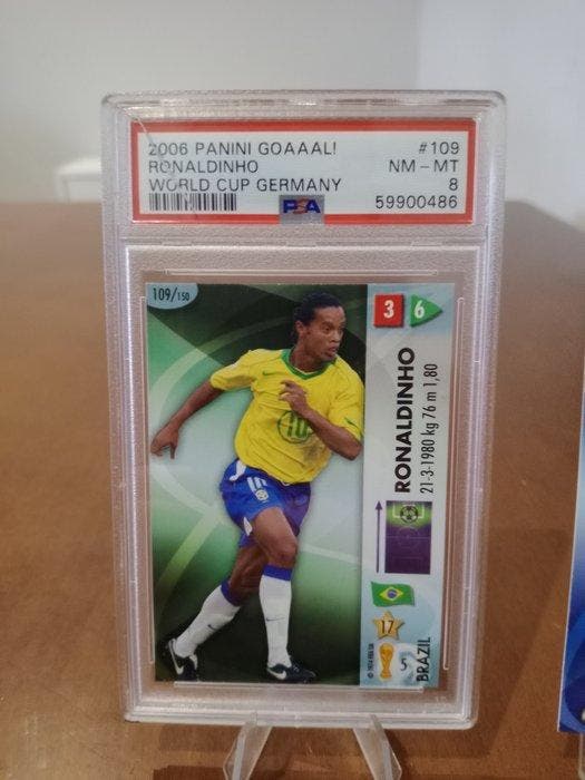 2006 Panini GOAAAL! 2006 Ronaldinho, Figo 109 Serialized, Verzamelen, Stickers