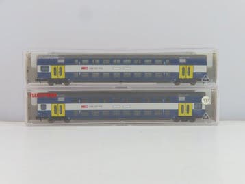 Fleischmann N - 8155K - Modeltrein personenwagen (2) - 2x, Hobby en Vrije tijd, Nieuw