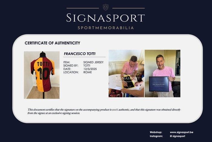 AS Roma - Italiaanse voetbal competitie - Francesco Totti -, Verzamelen, Overige Verzamelen