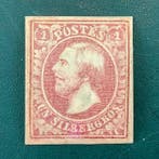 Luxemburg 1852 - 1 Silvergrossen Willem met luxe marges - MH, Gestempeld