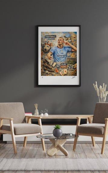 works! Artist by Raffaele De Leo - Erling Haaland 2026 -, Nieuw