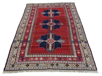 Kazak Antiek Tapijten - Vloerkleed - 214 cm - 124 cm -, Nieuw