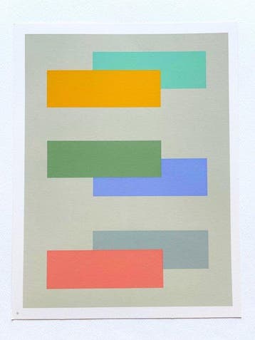 Josef Albers (1888-1976) - Interaction of Colors - V-5