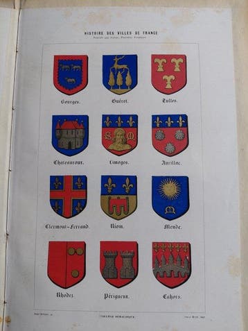 Furne, Perrotin et Fournier - Histoire des villes de France