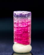 Violet et Bleu Nuit Cap Rubellite Crystal • 14,00 ct • Neon, Verzamelen
