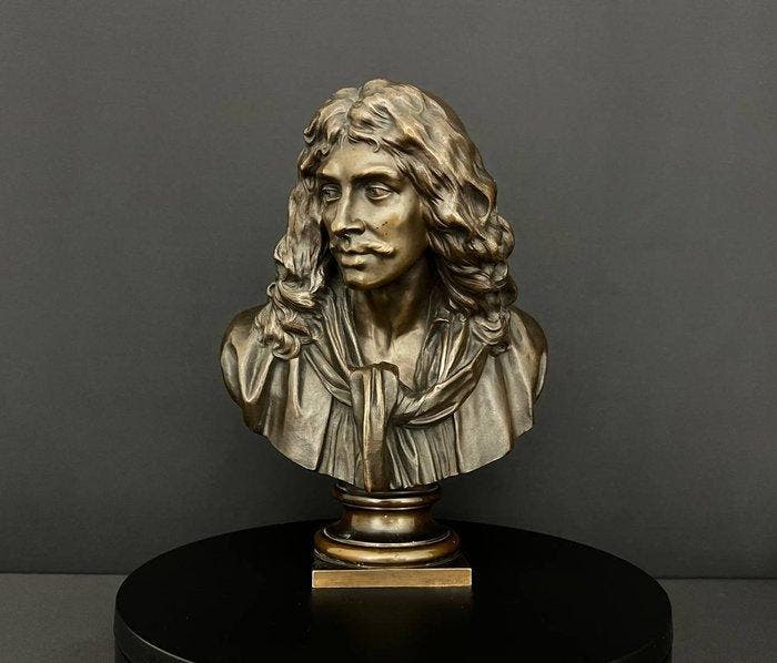 reduction Collas, Ferdinand Barbedienne - Buste, Buste en, Antiquités & Art, Antiquités | Céramique & Poterie