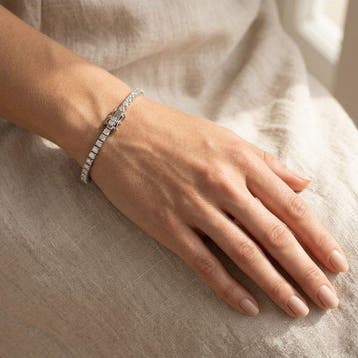 Armband - 18 karaat Witgoud - 3.50ct. tw. Diamant, Nieuw