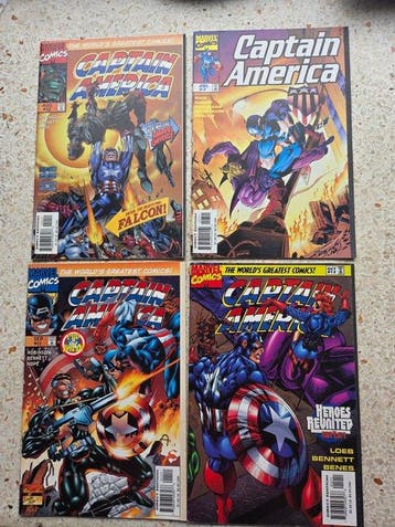 Captain America - Various issues - 24 Comic - Eerste druk -, Boeken, Nieuw