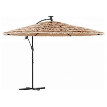 Parasol 290x290cm marron - Jusqua epuisement - 51% de ra..., Tuin en Terras, Verzenden, Nieuw