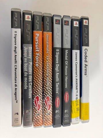 Sony - Playstation Portable (PSP) - Lotto 8 Giochi testati e, Nieuw