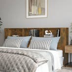 vidaXL Hoofdbordkast 220x18,5x104,5 cm gerookt eikenkleurig, Huis en Inrichting, Slaapkamer | Bedden, Verzenden, Nieuw