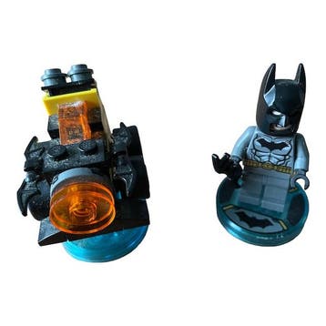 Batman + Batmobile - Lego Dimensions Mini Figure + TAG (Niet, Verzenden