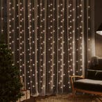 vidaXL Lichtsnoergordijn met 300 LEDs en 8 functies 3x3 m, Verzenden, Nieuw